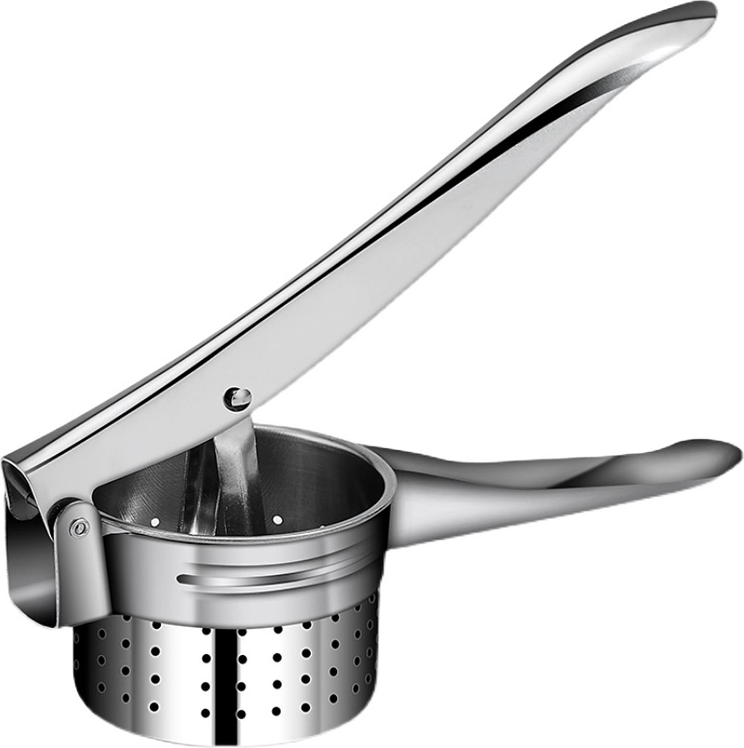 Fokelyi 9 cm Edelstahl-Entsafter mit großem Loch, manuell, für Granatapfel- und Orangensaft, Orangensaft, Honigpresse aus Edelstahl KAU-ED-LYS-PH-20251216-239