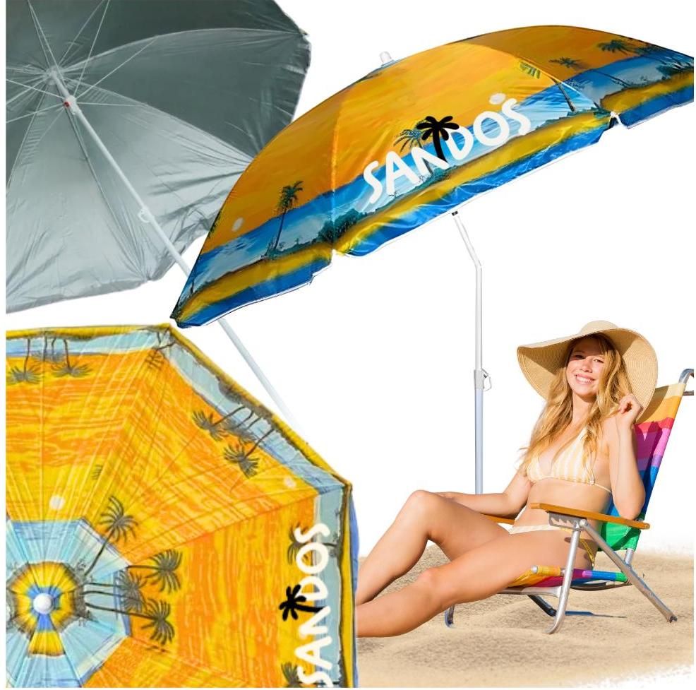 SANDOS Garten-Strandschirm - Strandmuster