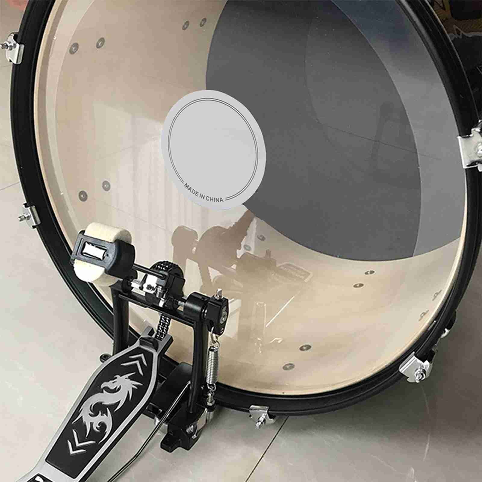 Cocosity Bass Drum Patch,Drum Patch,Single Pedal Drumhead Patches,Drum Pad Sticker,Drum Pad Sticker Replacement,Drumhead Patch