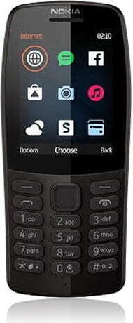 Nokia 210 16 MB čierna Dual SIM