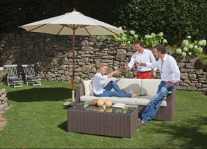 SonnenPartner Lounge-Beistelltisch "Residence", schwarz, 80070962