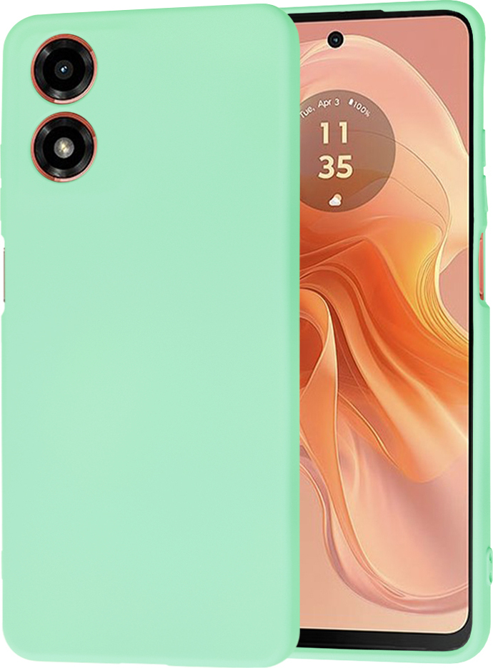 Techsuit Soft Flex zadný kryt pre Motorola Moto G04 / G04s / Motorola Moto E14 - Mint green