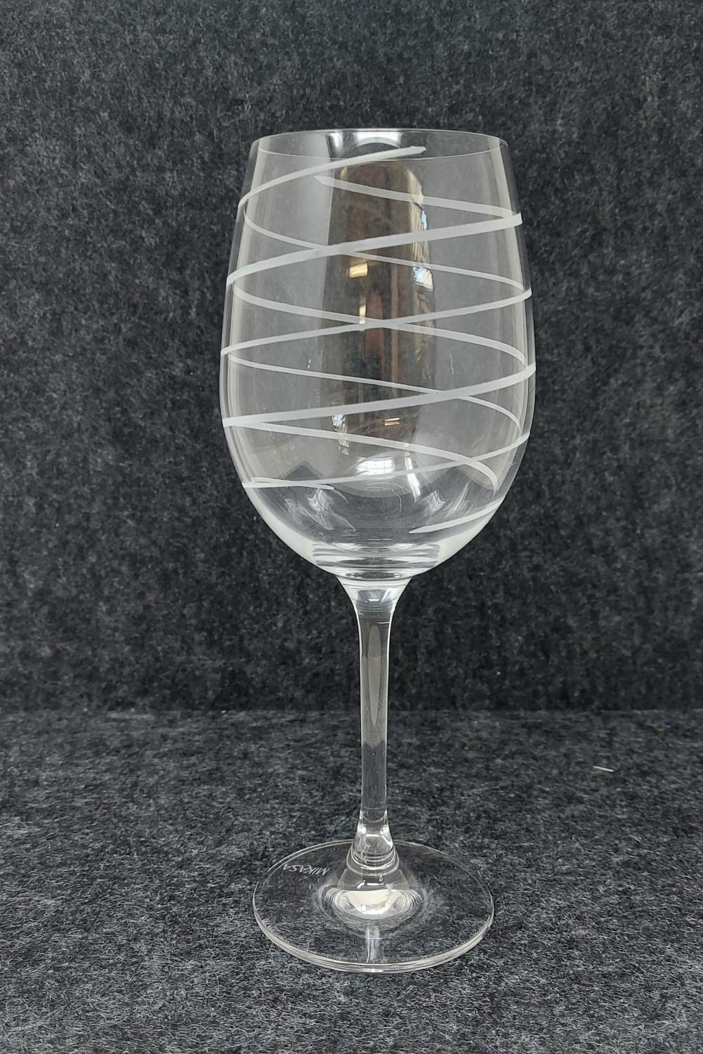 Weißweinglas CHEERS CRYSTAL mit Schlaufen für 450ml Muster Creative Tops 5159282-SCHLAUFEN