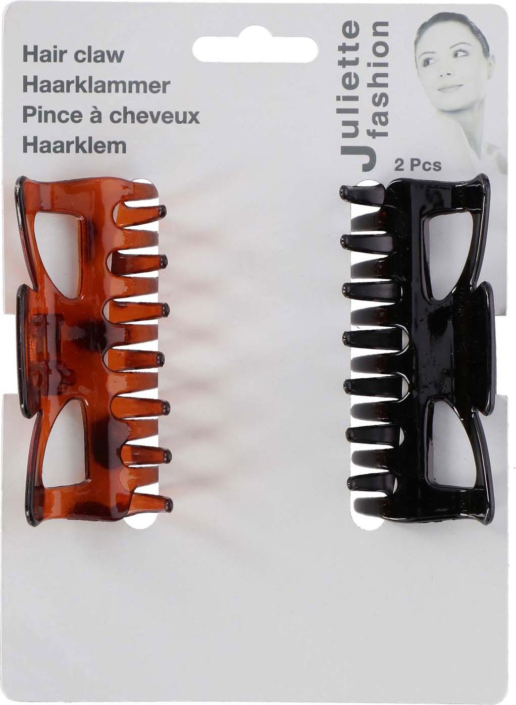 Juliette Fashion Wear pince à cheveux 9 cm, 2 pièces