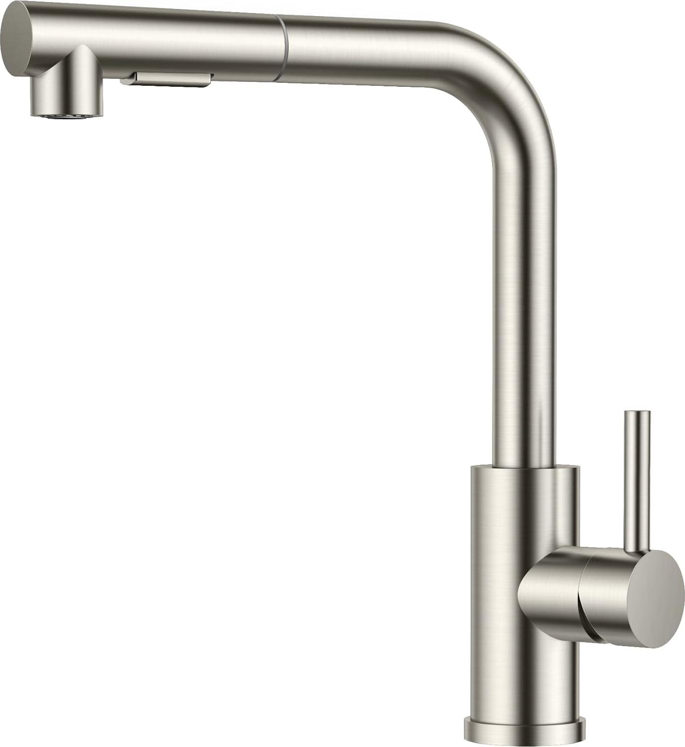 OEM Rohrarmatur, Hochdruck-Wandarmatur mit Duscharmatur, Ausziehbarmatur, Mischbarmatur, Spülarmatur, Armaturen, 360-Grad-Drehbar, zwei Strahlstande, Edelstahl 2026