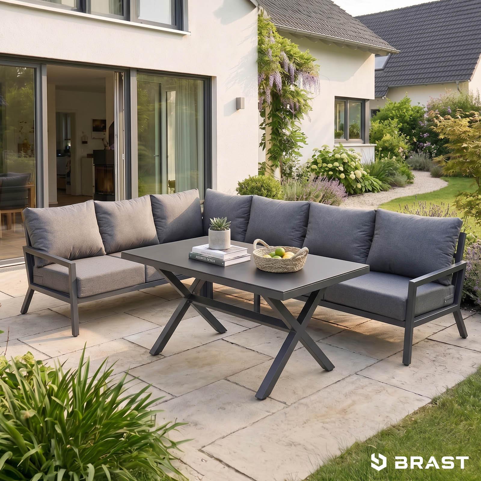 BRAST Alu Dining Lounge Set ADRIA Sole