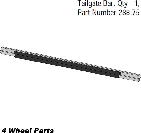 Heckklappen Leiste Bestop Softtop Jeep CJ 76-86 Wrangler YJ 87-95 TJ 96-06 288.76