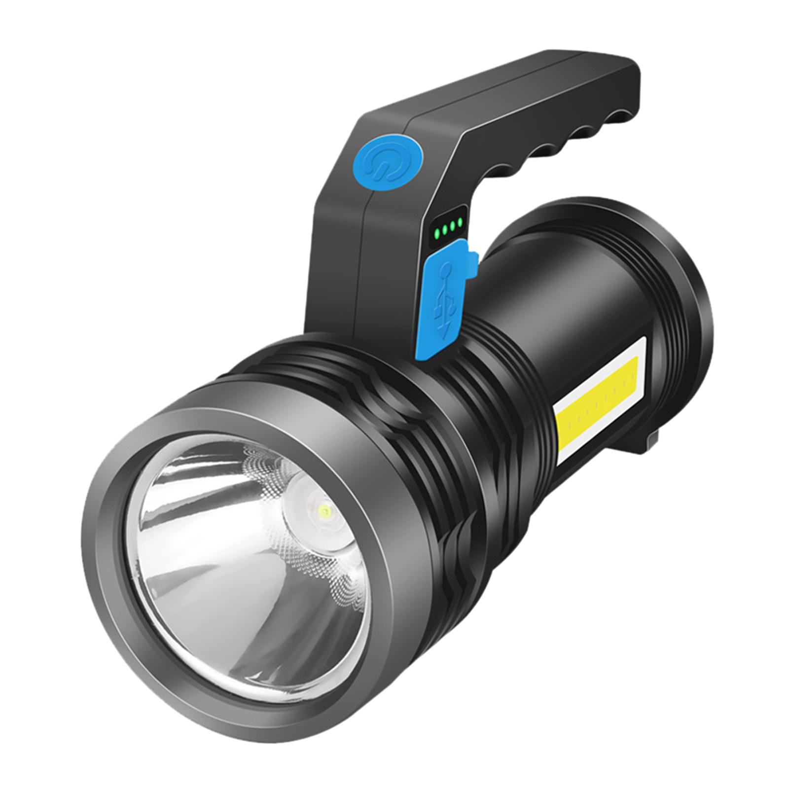 2000M LED Searchlight Handscheinwerfer Taschenlampe Wiederaufladbare Super Brigh