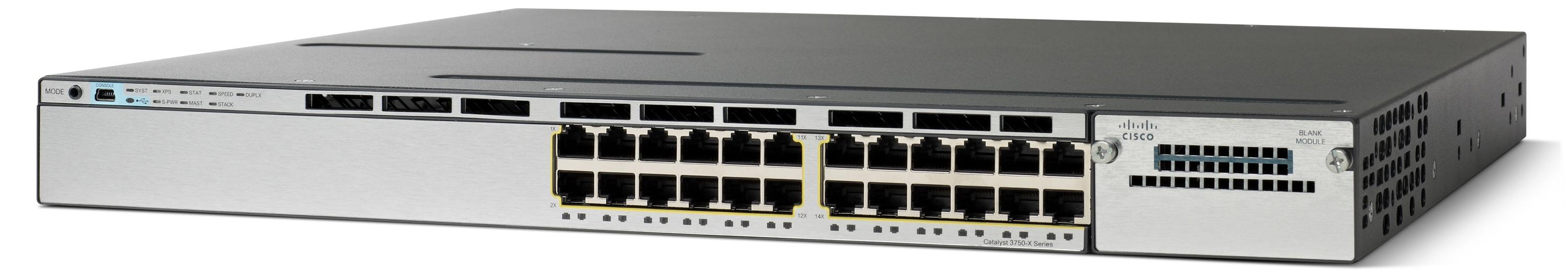 Cisco Catalyst 3750X 24 Port UPOE IP Services WS-C3750X-24U-E