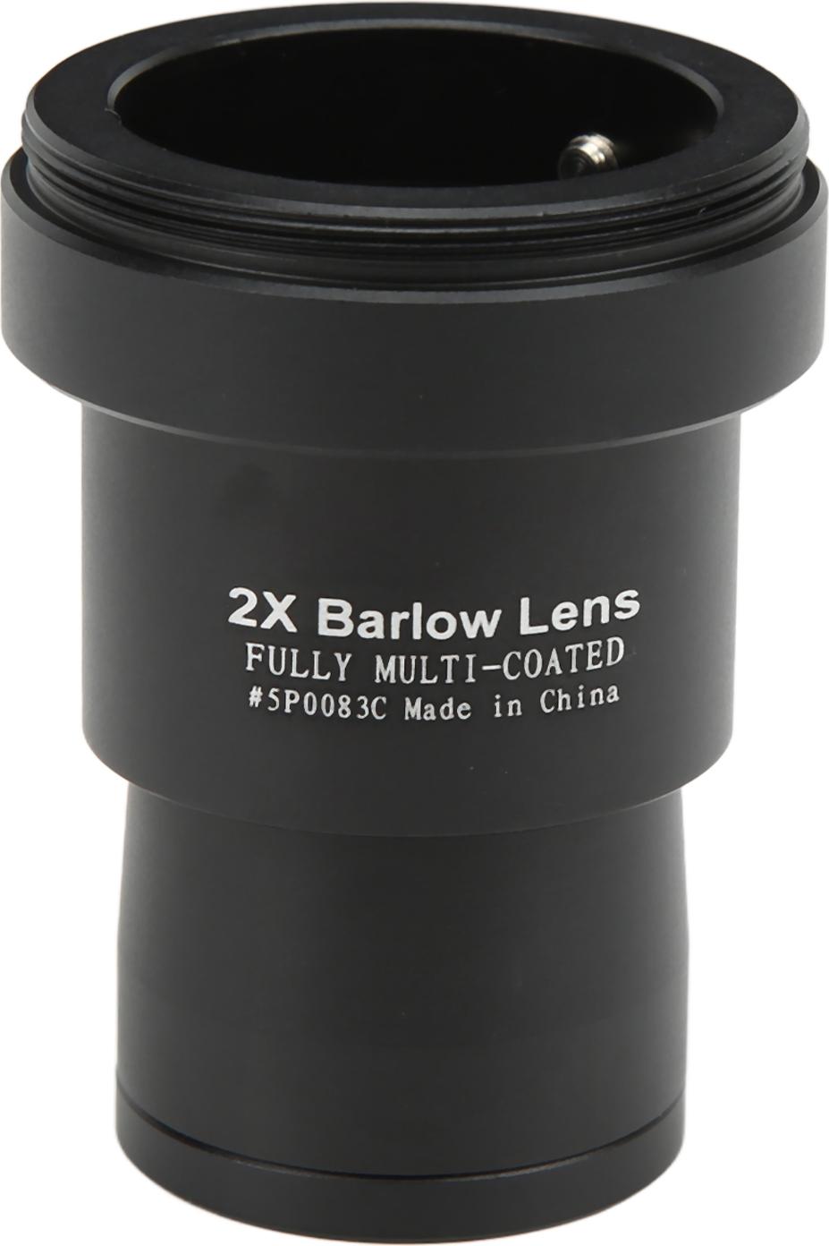 Gistuch 2X Teleskop-Barlowlinsen 1,25 Zoll FMC-Grünfolie mit M35-Gewinde für astronomische Beobachtungen