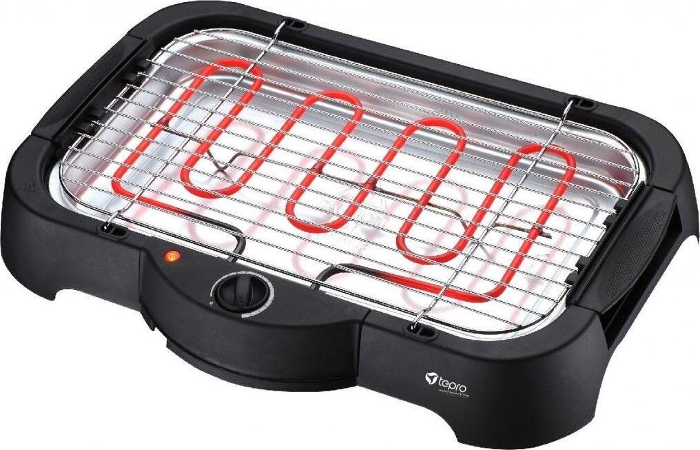 tepro elektrický gril Louisville 2022, stolný gril s grilovacím stojanom