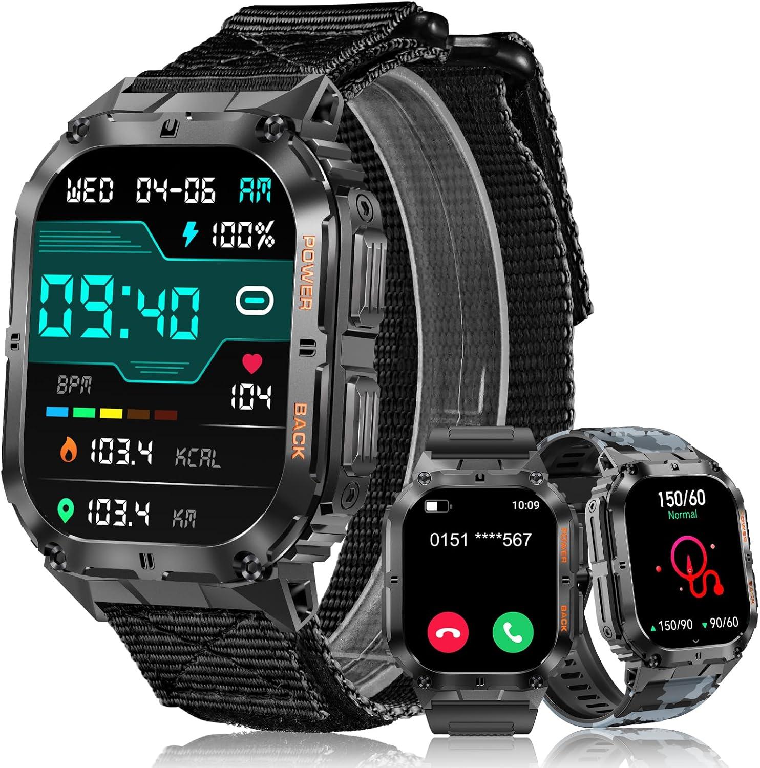 MEGALITH Herren Smartwatch 1.96