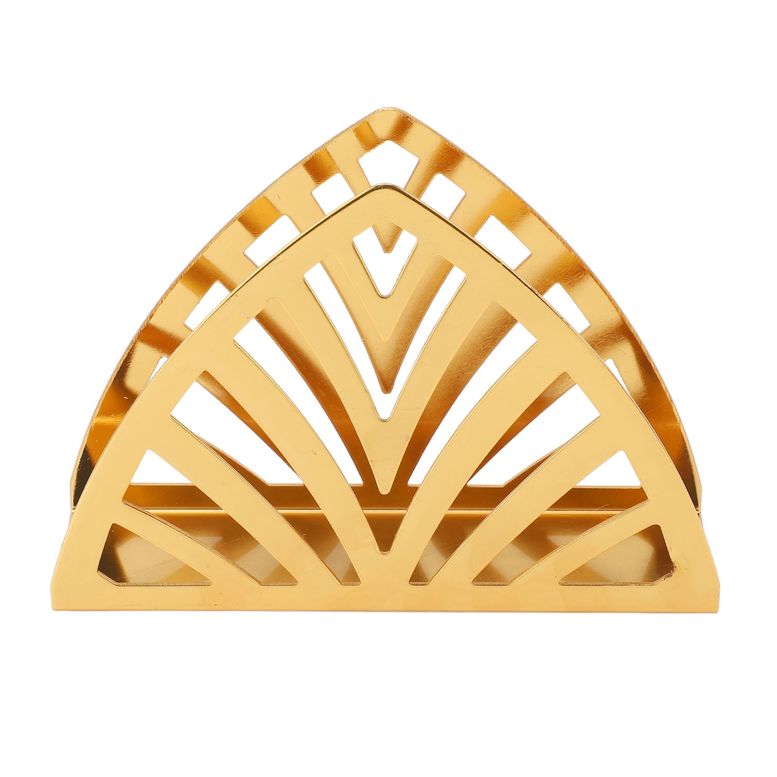 Cocosity Gold Serviettenhalter,Gold Papierserviettenhalter,Papierserviettenhalter,Edelstahl Serviettenhalter,Dreieckiger Tissue-Halter,Vertikaler Serviettenhalter