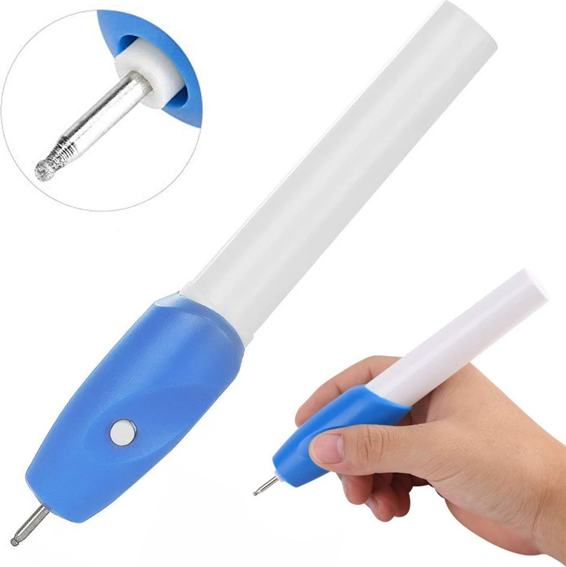 VerkGroup Gravierstift Gravurstift Elektrisch Gravierschreiber Graviergerät Gravierer Set