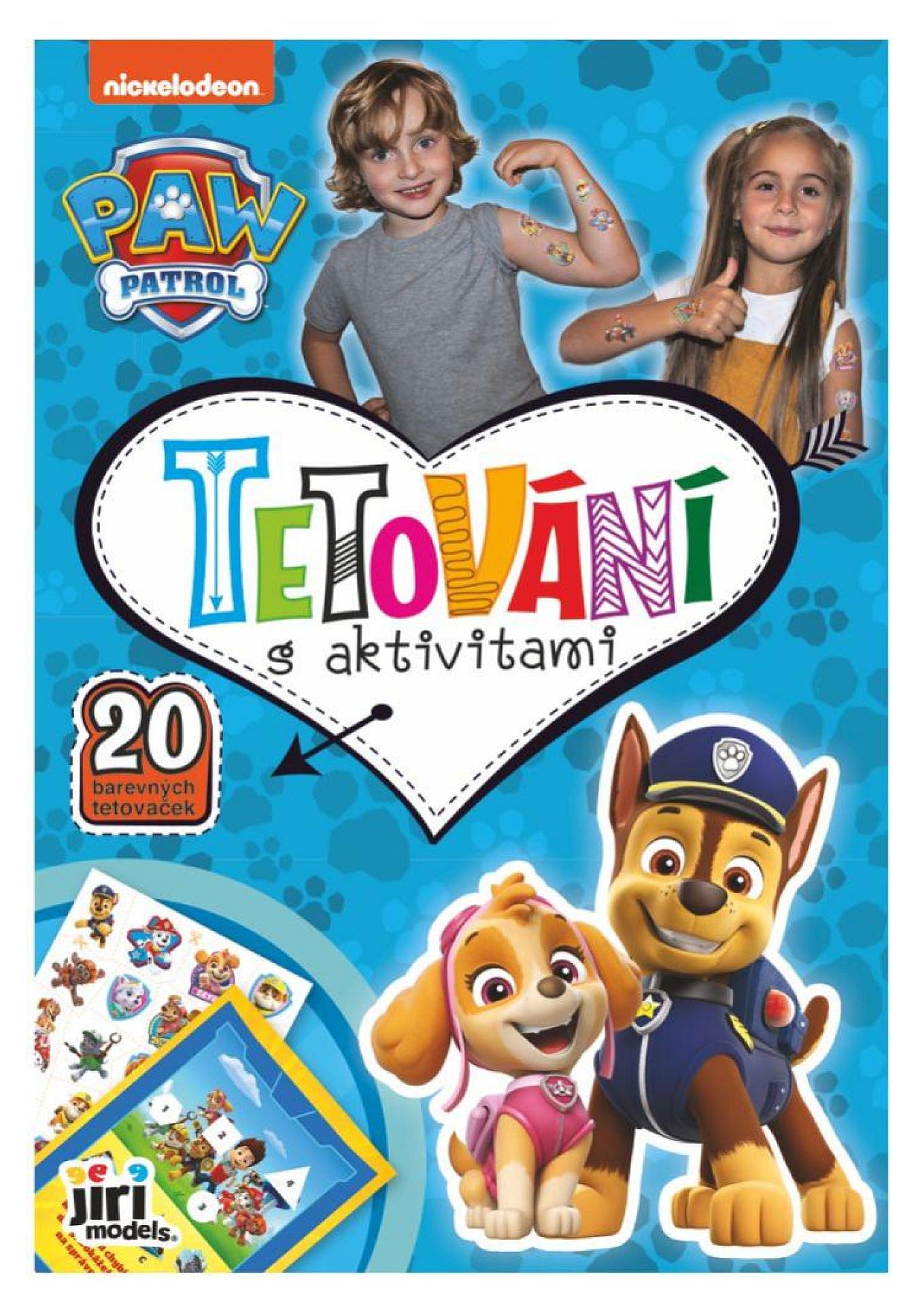 JIRI MODELS a.s. Aktivitätsheft „Tätowierungen“ – Paw Patrol, 18 x 26 cm 91040444