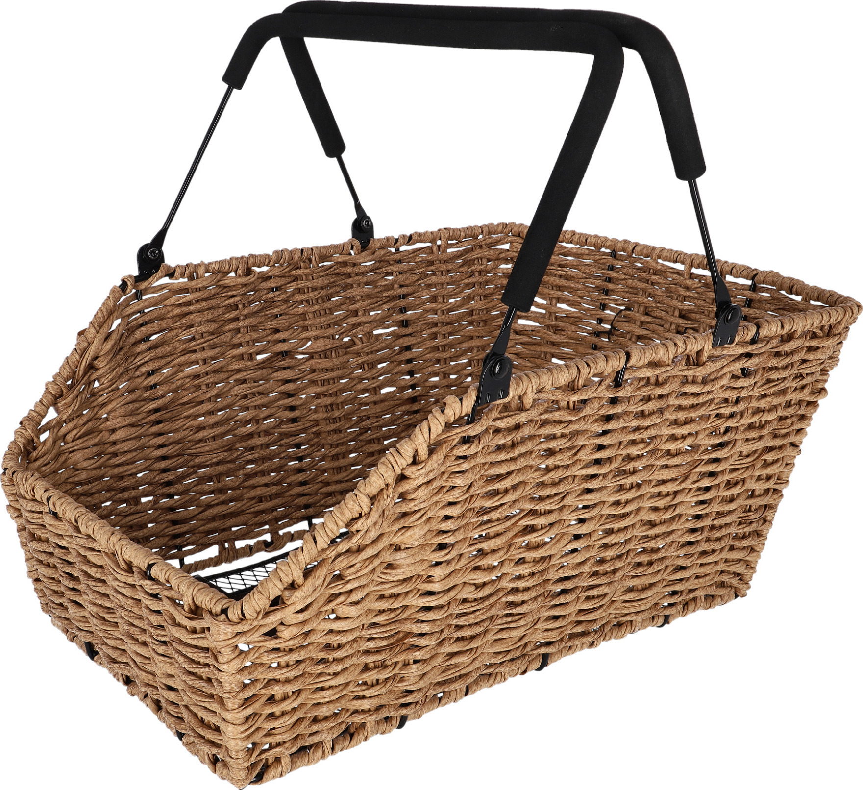Basil Cento Rattan Look MIK Bicycle Basket
