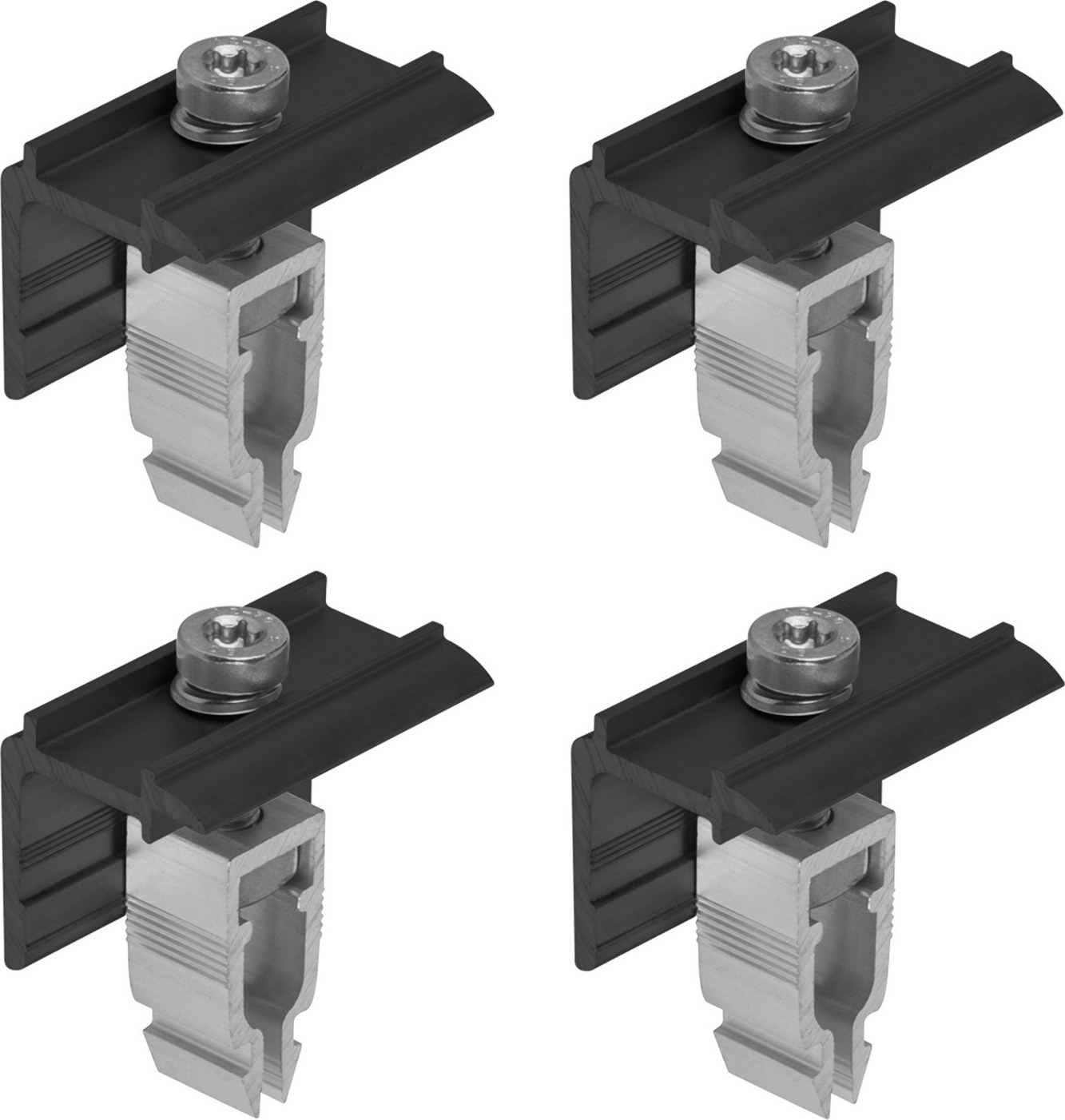 Avoltik 4x ALU Endklemme schwarz Easy-Click-System 30-45mm Solar PV für Befestigung Schiene avoltik-3335077004