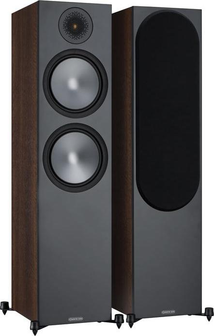 Monitor Audio Bronze 500 (6G) Standlautsprecher Walnuss [Paar] SB6G500WN