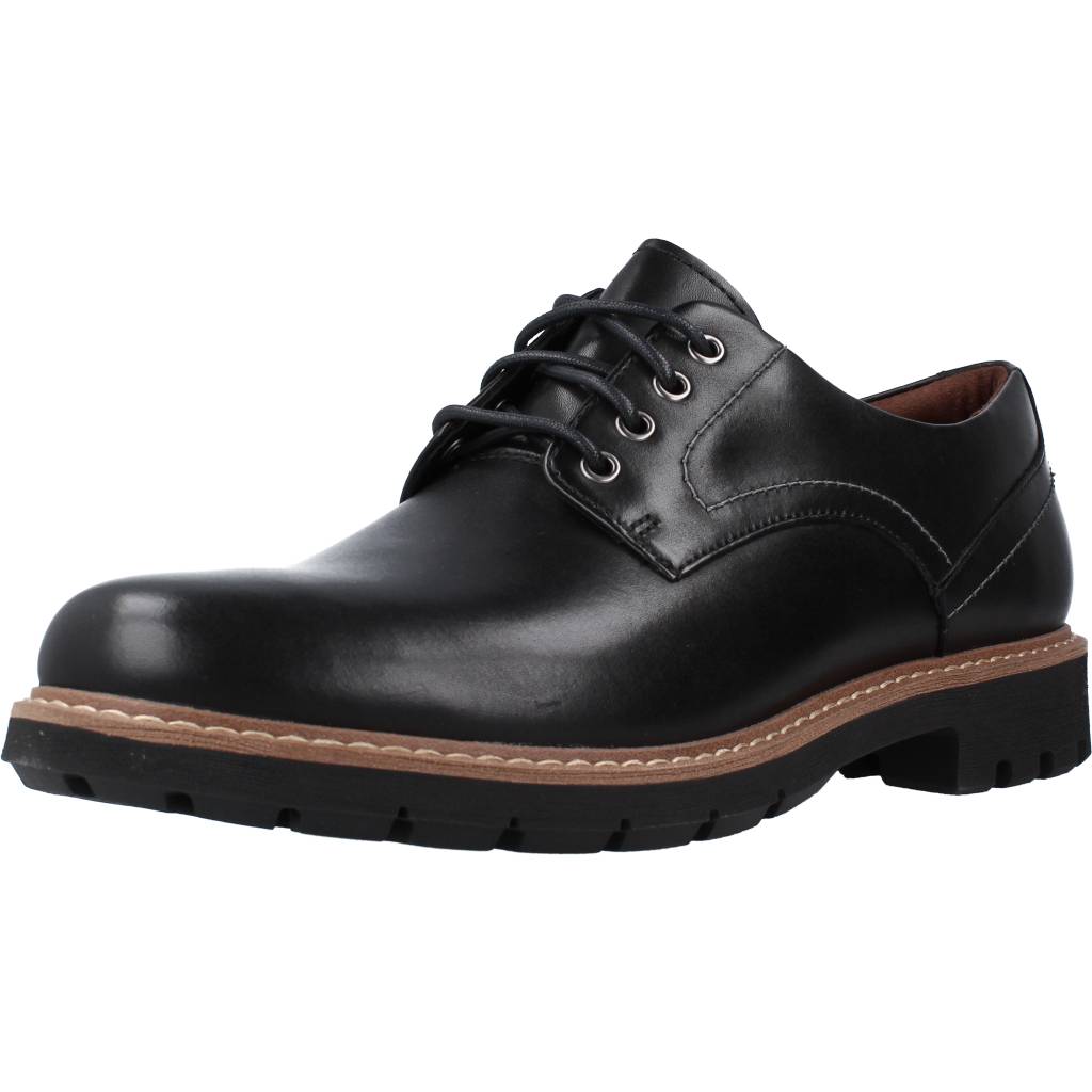 Informales Hombre CLARKS BATCOMBE HALL COLOR Schwarz BLACK 26127549