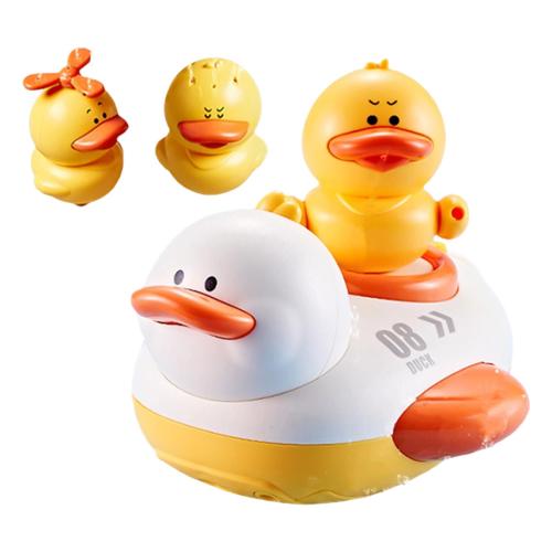 3 Stück Badespielzeug Gummiente für Babykinder Wasser quietschende Spielzeuge 