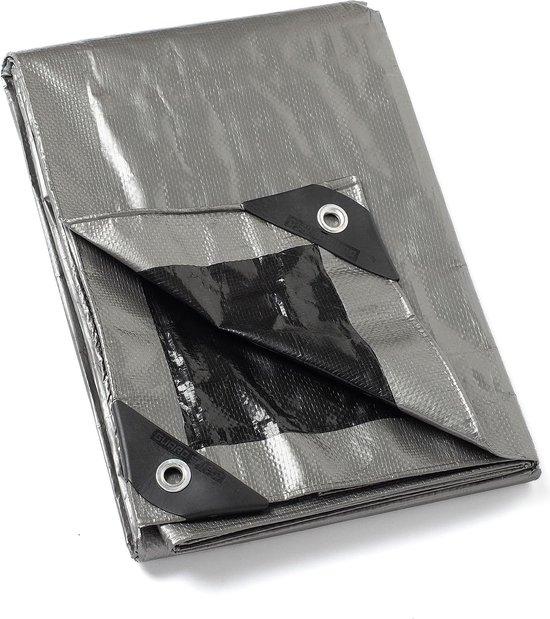 OEM Multifunktionales Polyesterdach, 2 m x 2 m, 120 g/m², wasserdicht, UV-beständig, schadensfest, grau/silber/ schwarz 2026