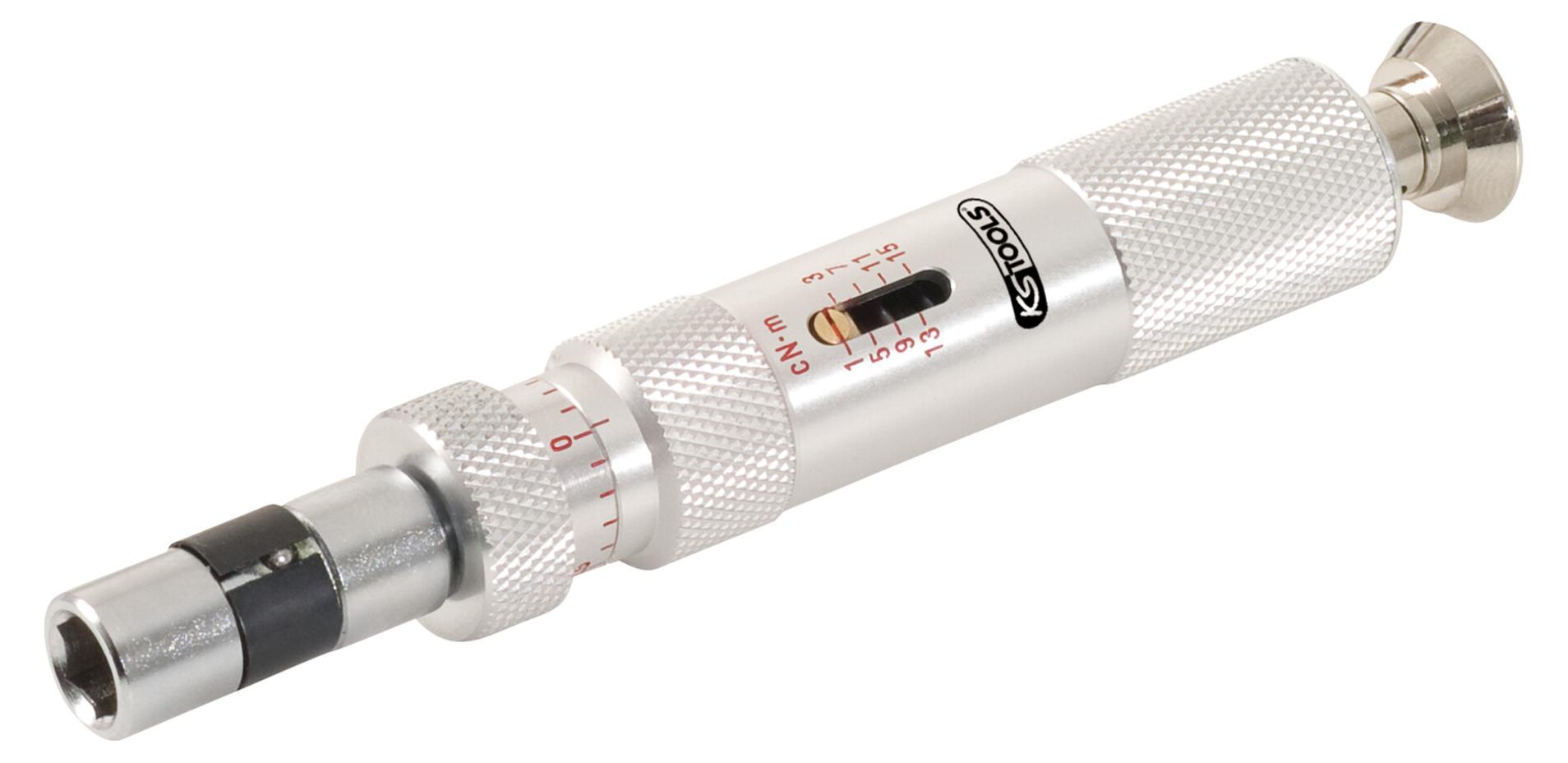 KS Tools 516.3210, Ft-lb, Nm, Mechanisch, 1/4", 1 - 15 Nm, DIN EN ISO 6789:2017(E), 111 mm