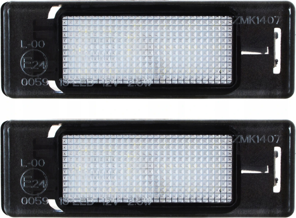 CO2 Led-Kennzeichenbeleuchtungssatz, Autotune, Für Peugeot 1007, 106 Ii, 207, 207 Cc, Sw, Peugeot 3008, Peugeot 307, Peugeot 307, Peugeot 308, Peugeot 406, Peugeot 407, Peugeot 508, Peugeot 607