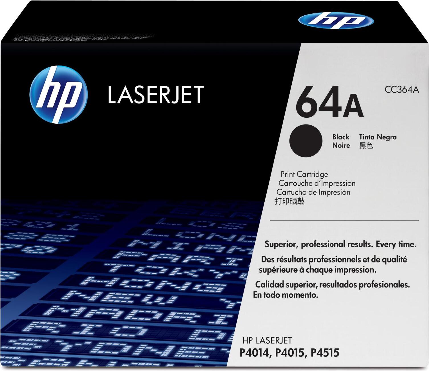 HP 64A Schwarz LaserJet Tonerpatrone