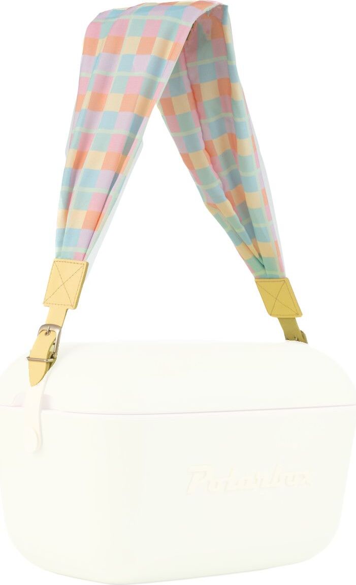 Polarbox Prinkstyle Strap VichyPop Check Yellow 91cm