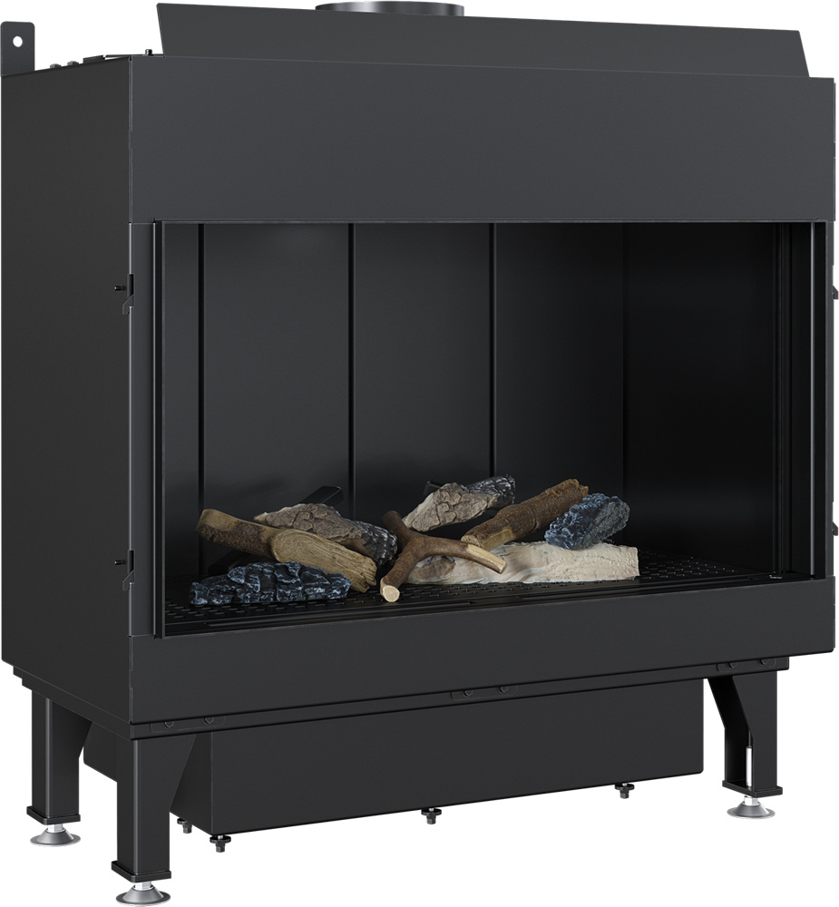 Plynový krb LEO 70 predný propán-bután fi 100/150 7,3 kW manuálny