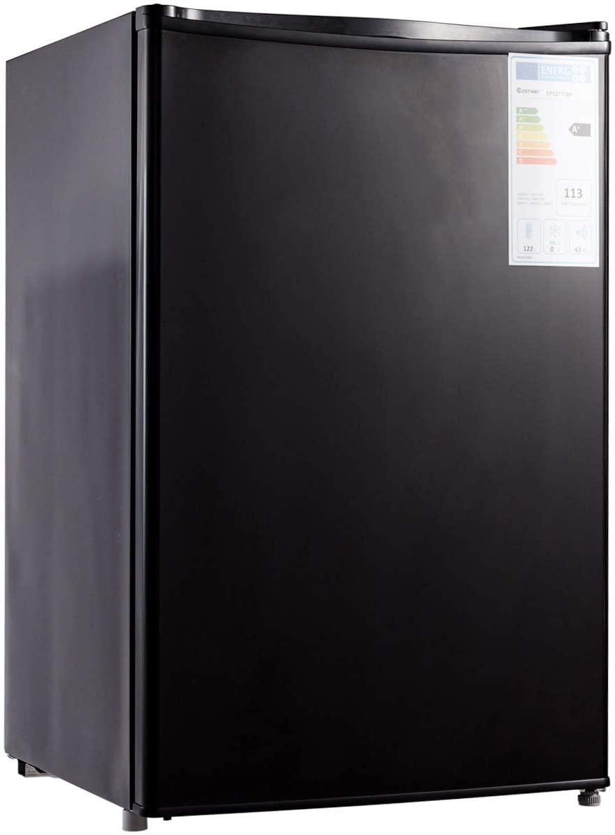 26L Mini-Kühlschrank mit EEK A++ & ECO-Modus Blau Tragbare 12V & 220-240V Kühlbox für Auto & Privathaushalte mit Warm- und Kaltfunktion GOPLUS Elektronischer Kühlschrank 