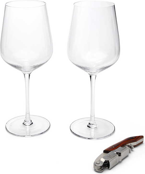 Leopold Vienna Leopold Vienna - Weingläser und Korkenzieher - Geschenkset zum Muttertag und Vatertag lv217001