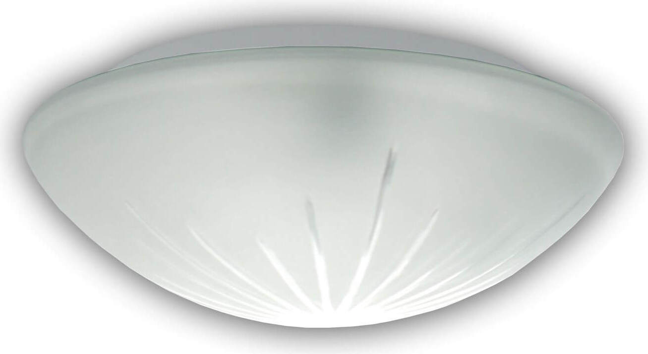 Niermann Standby Niermann E27 Nurglasleuchte Schliffglas satiniert, 30cm, EU 55530