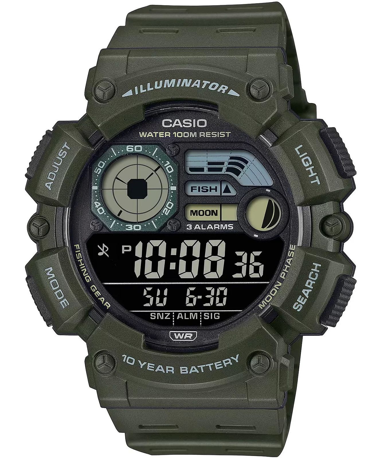 Casio - WS-1500H-3BVEF - Náramkové hodinky - Pánske - Quartz - Digitálne