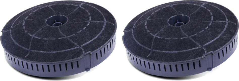 2x Trade-Shop Aktivkohlefilter Ø178mm ersetzt AEG/Electrolux 4055171138, 4055217501, 405517113, 405521750, Typ 57, Mod 57, Modell57, KF57, CHF57 182434487