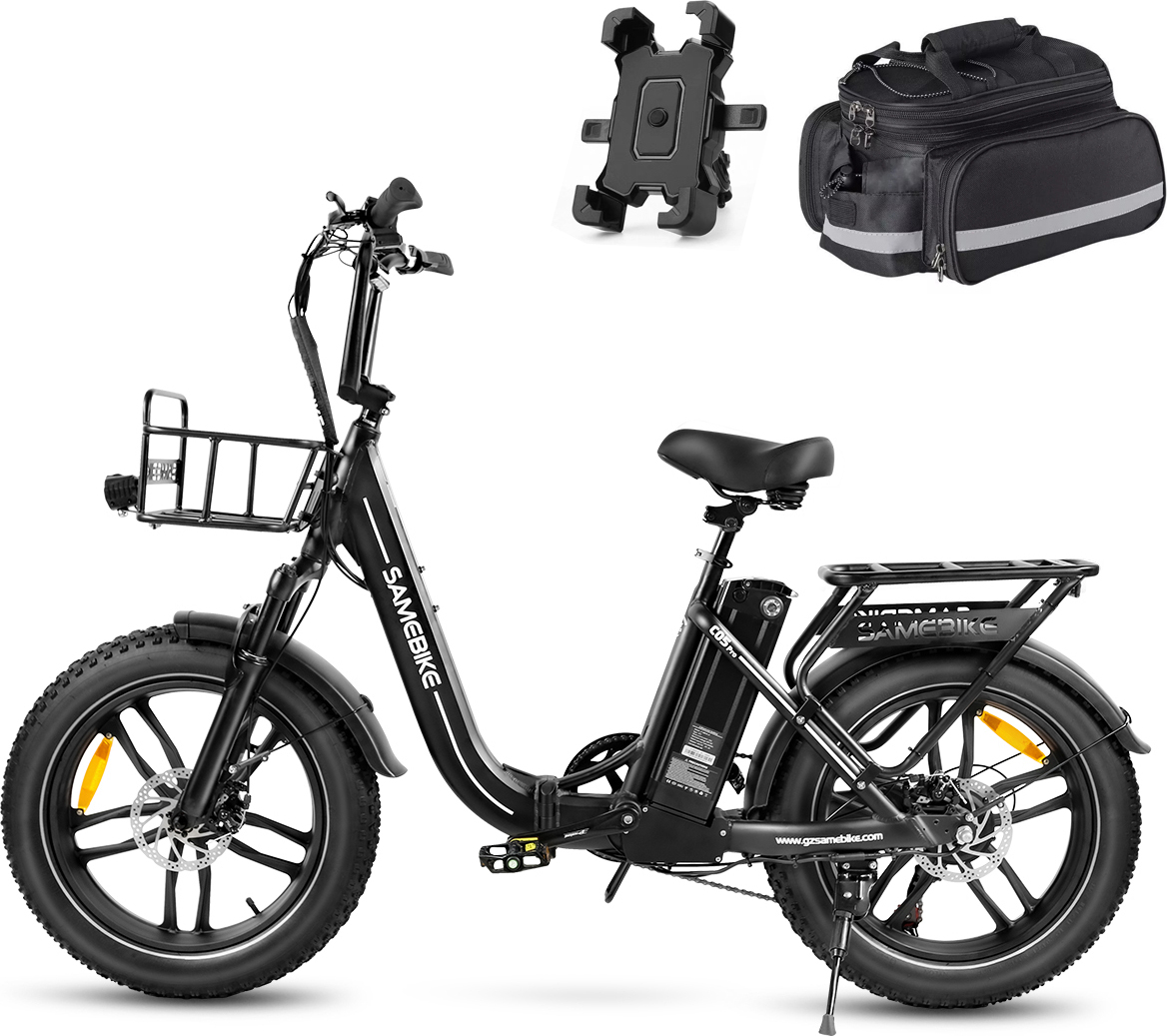 20 * 4 palcový LCD skladací e-bike E-Mountainbike Elektrický bicykel 13Ah až 100Km SHIMANO 7Speed 25km/h E Folding Bike s košom, elektrický bicykel pre mužov ženy