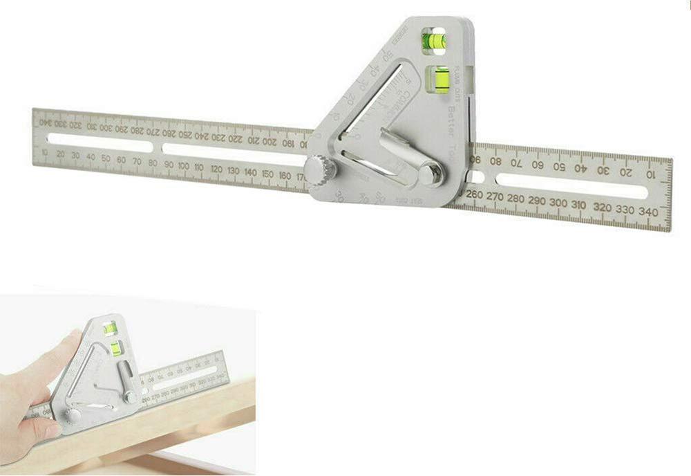 Gistuch Multifunktionales Holzbearbeitungs-Dreieckslineal, revolutionäres Tischlerwerkzeug, Messwerkzeuge