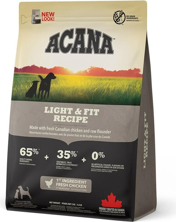ACANA Dog Light & Fit - trockenfutter für Hunde - 2kg 24,99