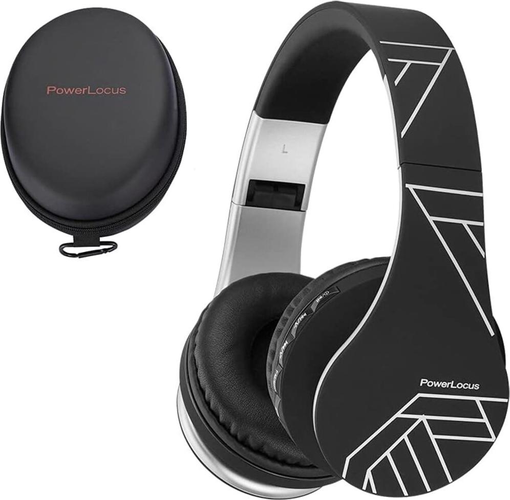 P1 Bluetooth slúchadlá, 5.0 Bluetooth, slúchadlá cez uši s mikrofónom, vylepšený stereo basový zvuk, skladacie slúchadlá pre iPhone, Android, PC, iPad, TV