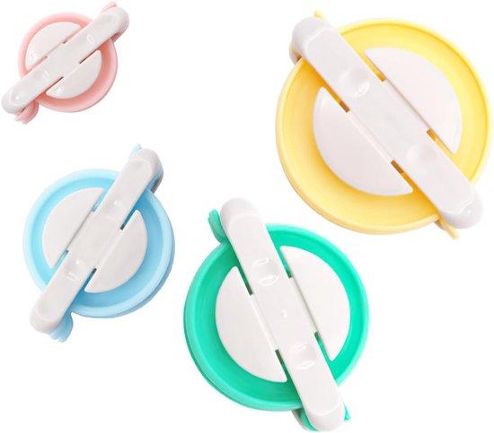 OEM Pomponmaker-set – Set für 4 Garenballen für Bastelprojekte, Maker von weichen Wolballen für Stricken, Nähen und Dekorationsprojekte (Farben variieren) 2026
