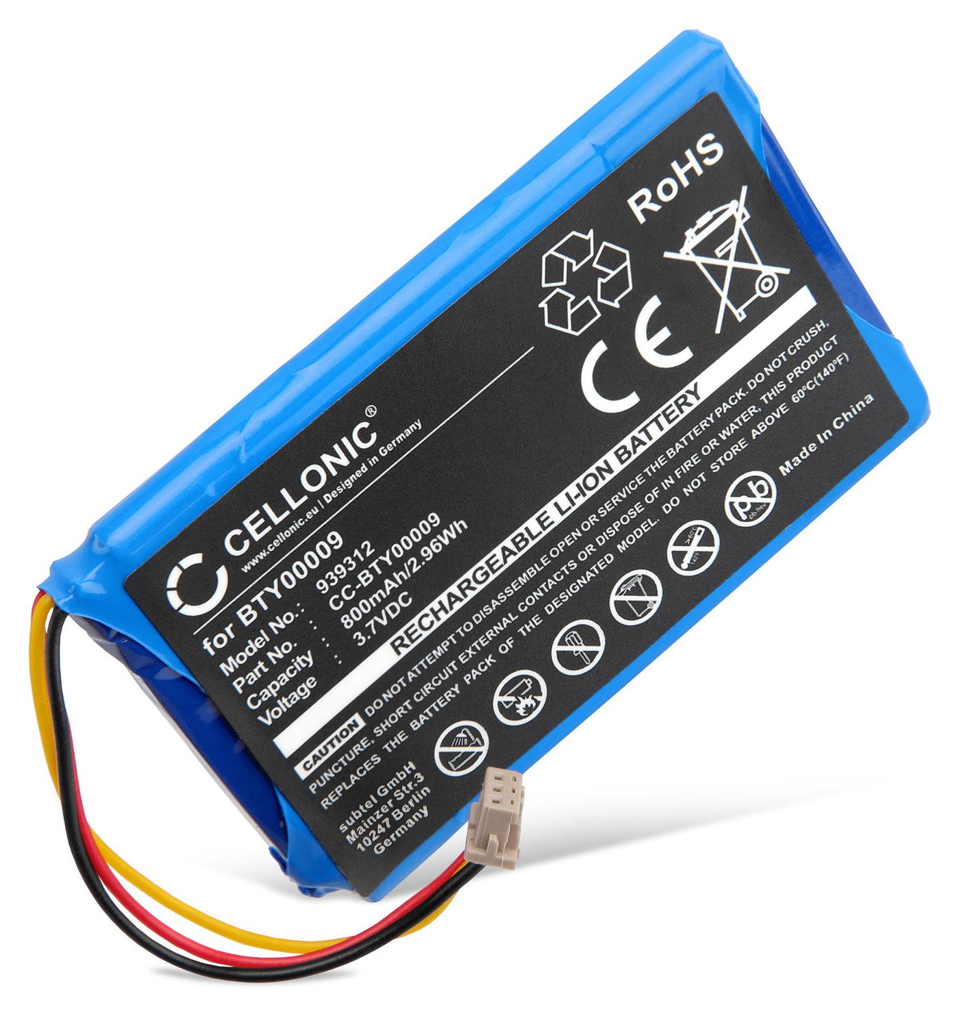 CELLONIC 1x Akku für Zahlungsterminal / POS Kompatibel mit Ingenico Vital Act 3S, LEC-V03.00-0242, BTY00009 - (800mAh , 3.7V) 939312