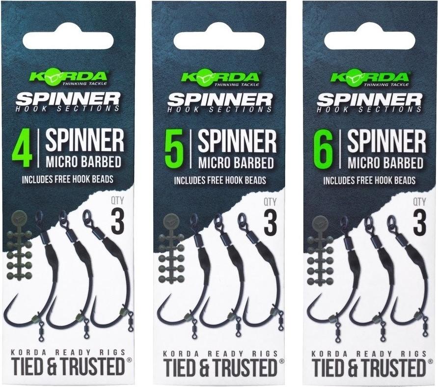 Korda Spinner Hook Sections Spinner Size 5 krr031
