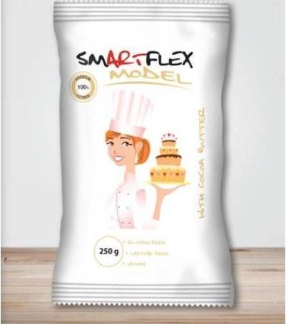 Smartflex Kakaobutter-Modelliermasse 250 g im Beutel (Kuchenmodelliermasse) 54040
