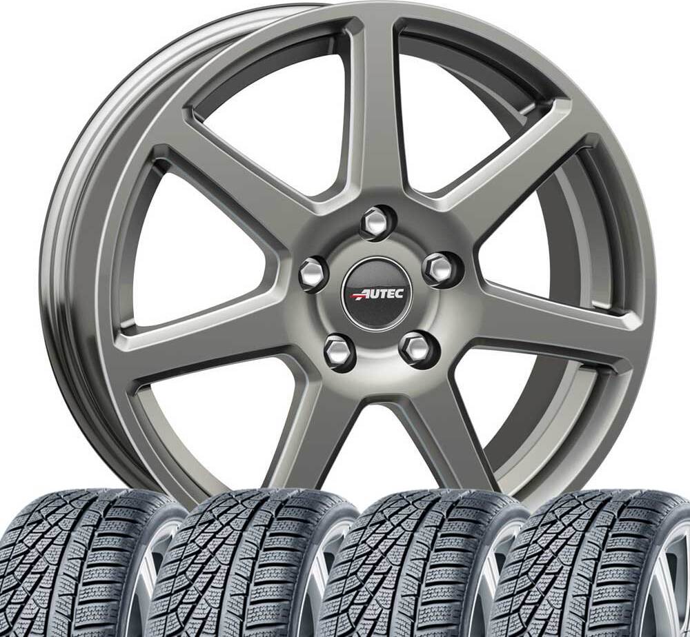 4 zimné kompletné disky Tallin 6,5x15 offset 38 4x108 titanium silver s 185/65 R15 88T Nexen Winguard Snow G 3 WH21 M+S 3 pre Ford B-MAX Tourneo Courier Transit Courier