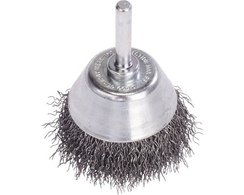 Flächenbürste Lessmann Ø 75 mm Stahldraht, Dicke Stahldraht 0,25mm 430.132.HB