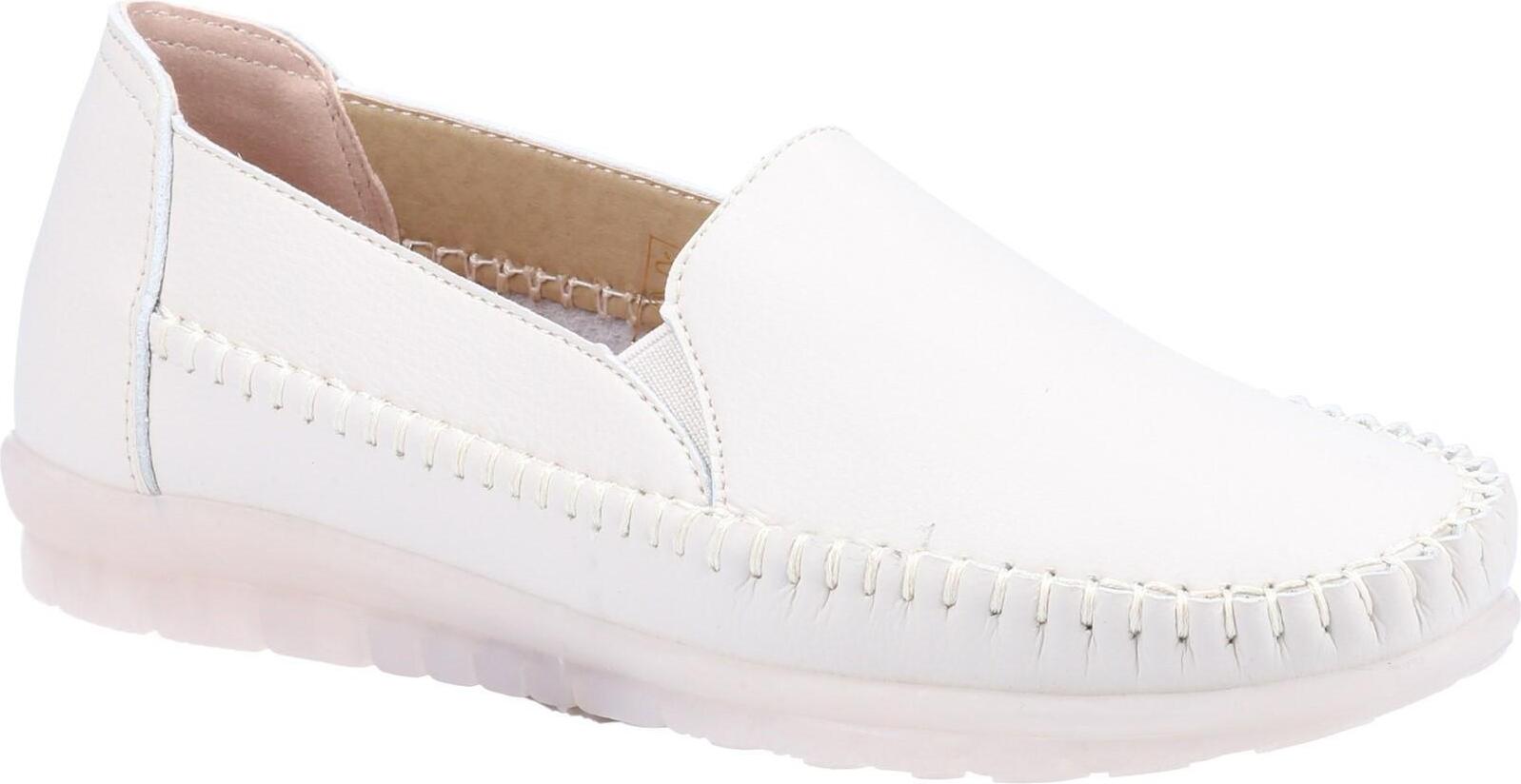 Fleet & Foster - Dámske nízke topánky "Shirley", kožené FS7818 (37 EU) (White)