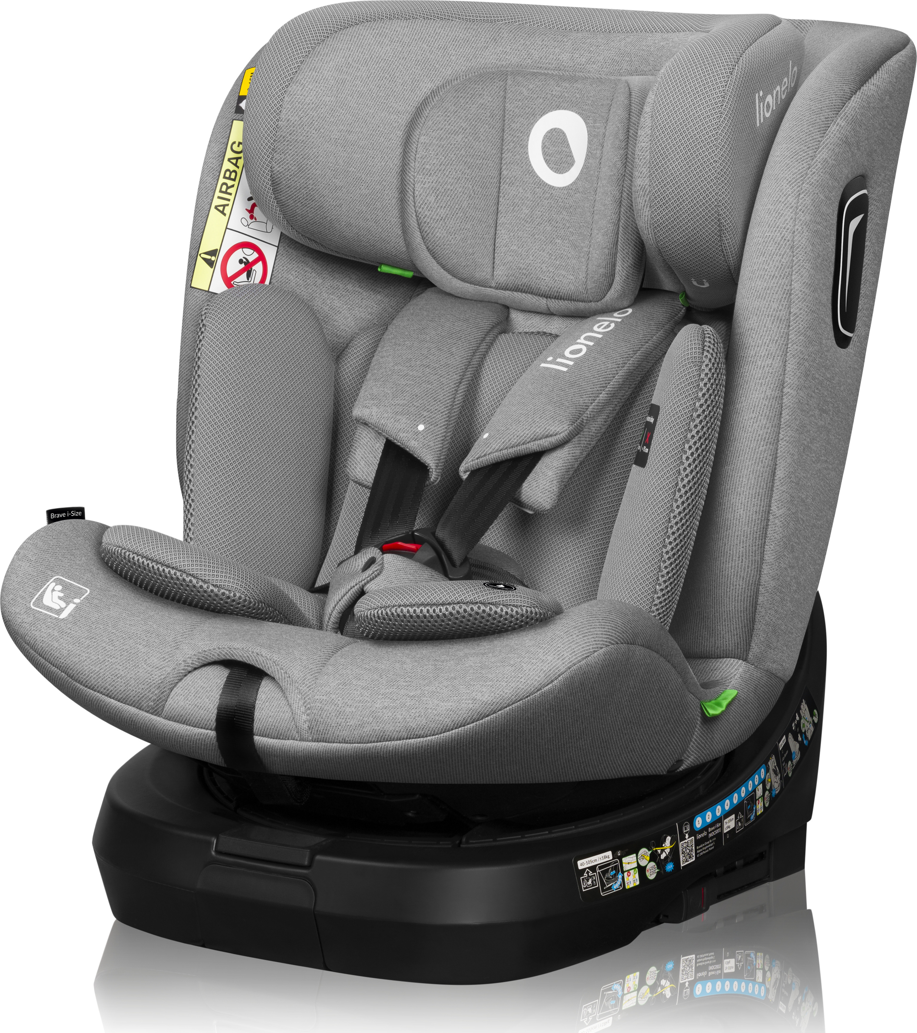 Lionelo BRAVE I-SIZE 2024 GREY STONE