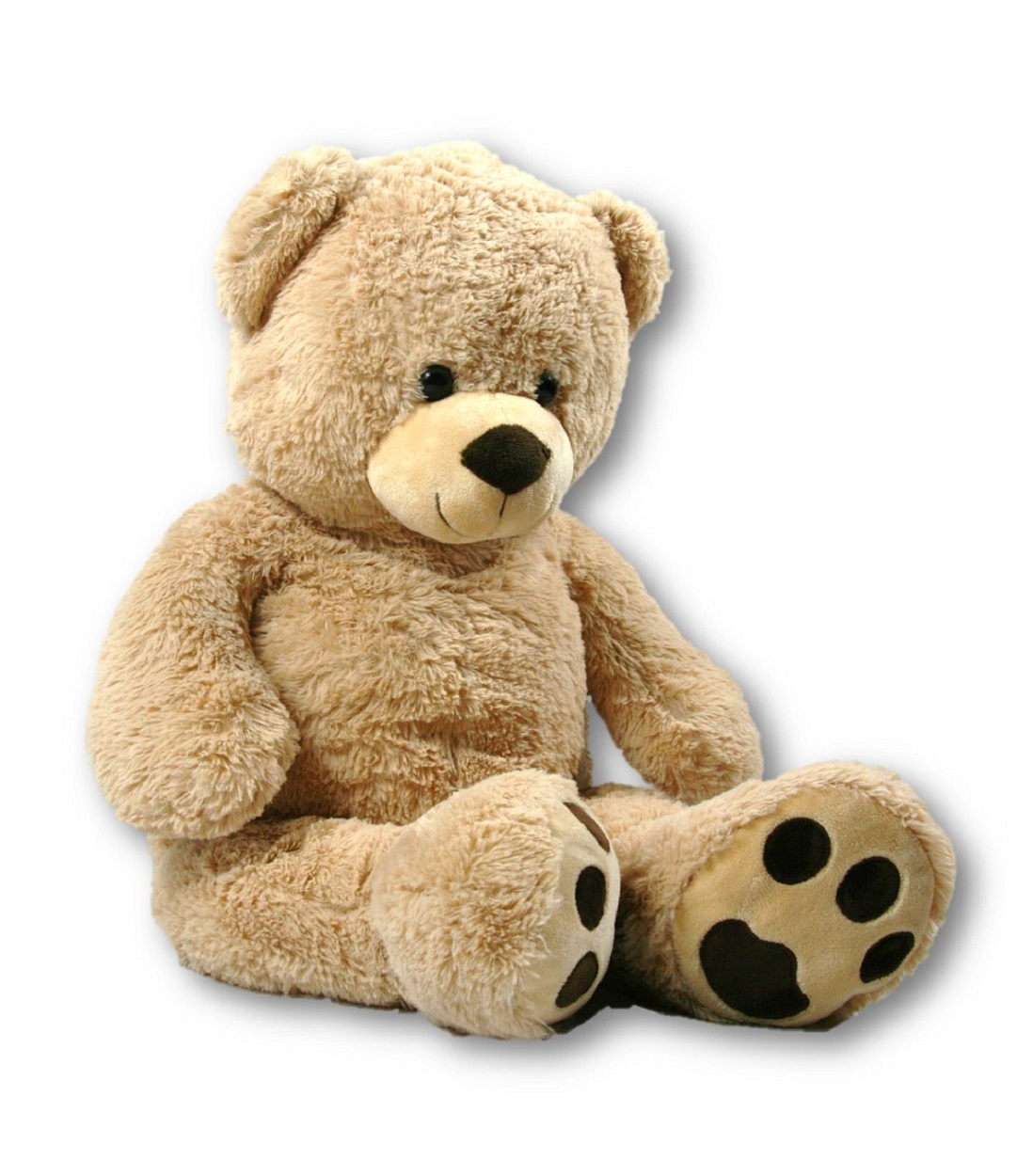 Riesen Teddybär Kuschelbär XXL 100 cm groß weiß mit Herz Plüschbär Kuscheltier 