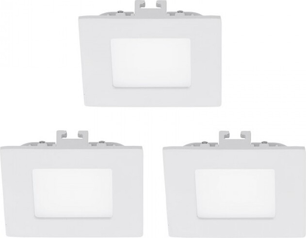 Eglo 94733 Fueva 1 LED Einbauleuchte 3x2.7W Metallguss weiss