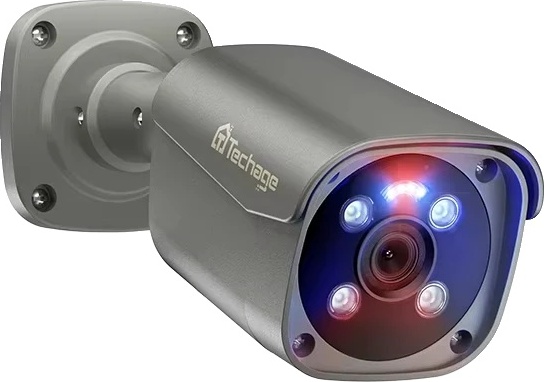 IP kamera, 8MP, inteligentné nočné videnie s IR-Cut, obojsmerný zvuk, 48V POE 8MP kamera, zaostrenie 3,6 mm